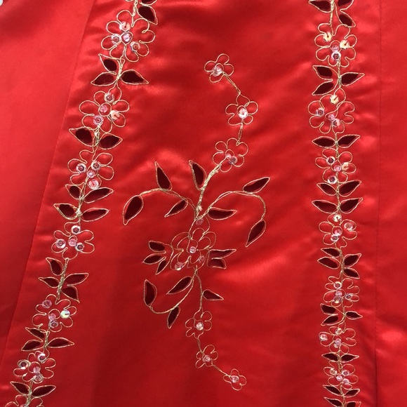 Red Party Dress - Picture 2 of 5